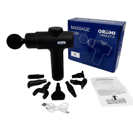Súng massage cầm tay cao cấp 8 đầu Oromi ORM-KT-6 Súng massage cầm tay cao cấp 8 đầu Oromi ORM-KT-6