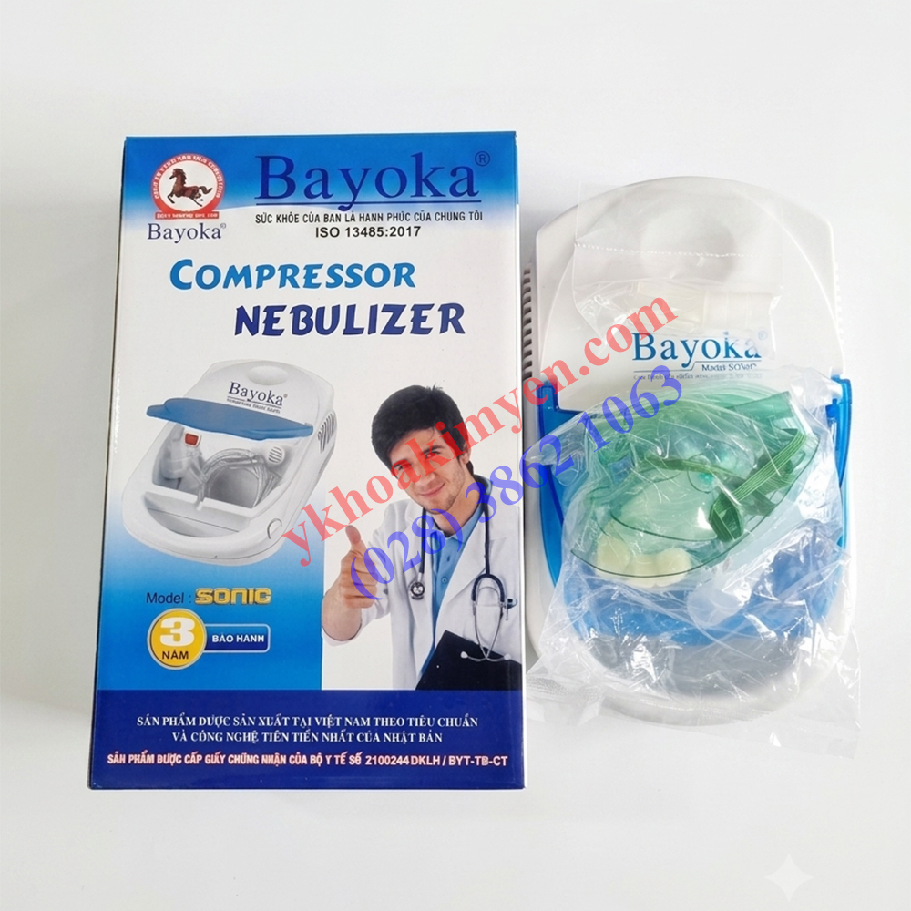Máy khí xông dung Bayoka Máy khí xông dung Bayoka