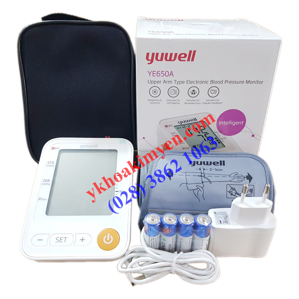 Máy đo huyết áp điện tử Yuwell YE650A