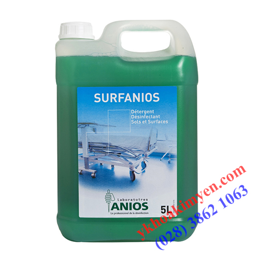 Dung dịch tẩy rửa và khử trùng các bề mặt Surfanios 5 lít