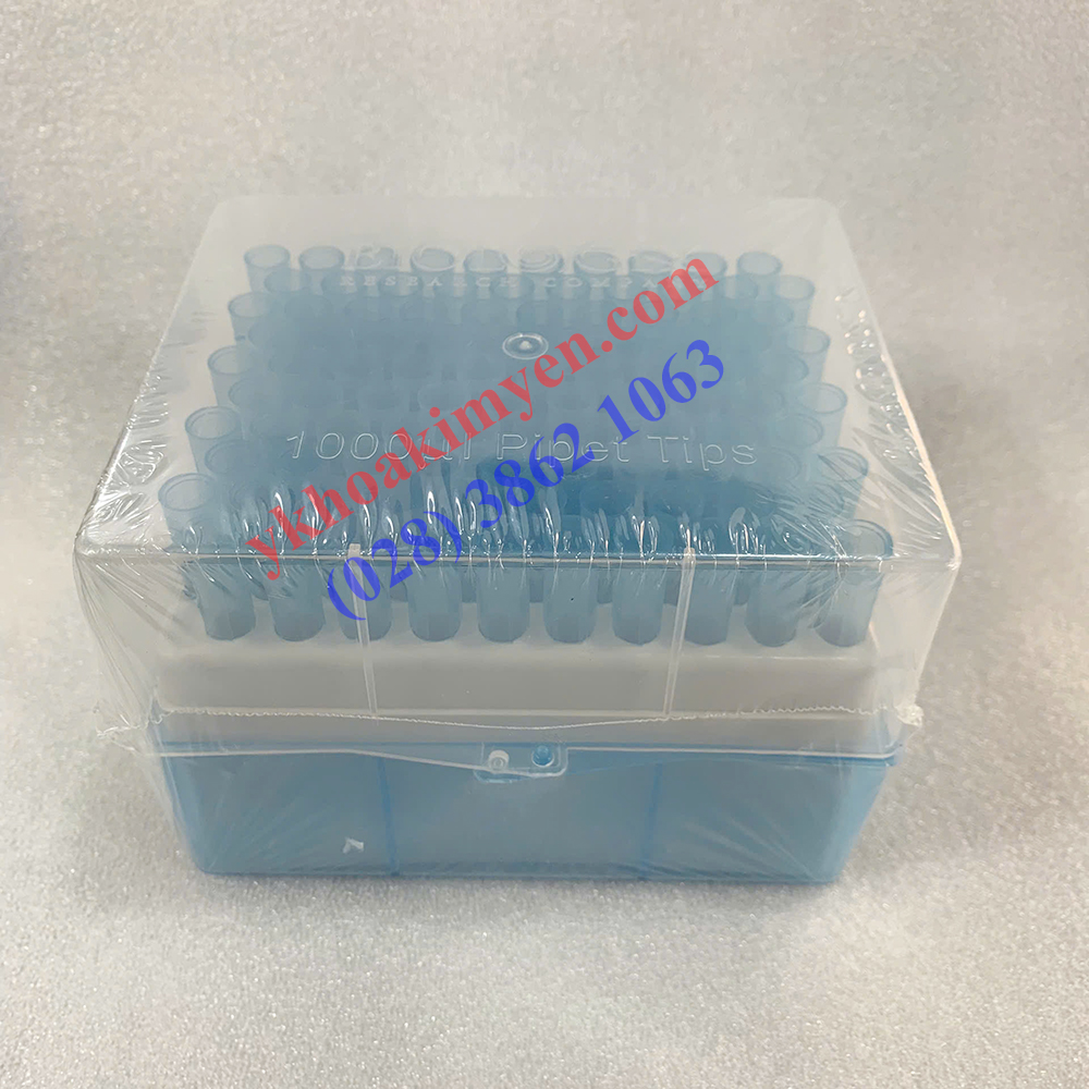 Hộp đầu tuýp xanh 1000µl (100 cái/hộp) Hộp đầu tuýp xanh 1000µl (100 cái/hộp)