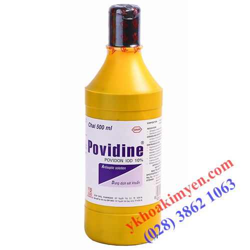 Dung dịch sát khuẩn Povidine 500 ml