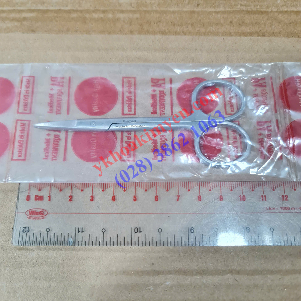 Kéo cắt chỉ 10cm cong 2 đầu nhọn (Bismed) Kéo cắt chỉ 10cm cong 2 đầu nhọn (Bismed)