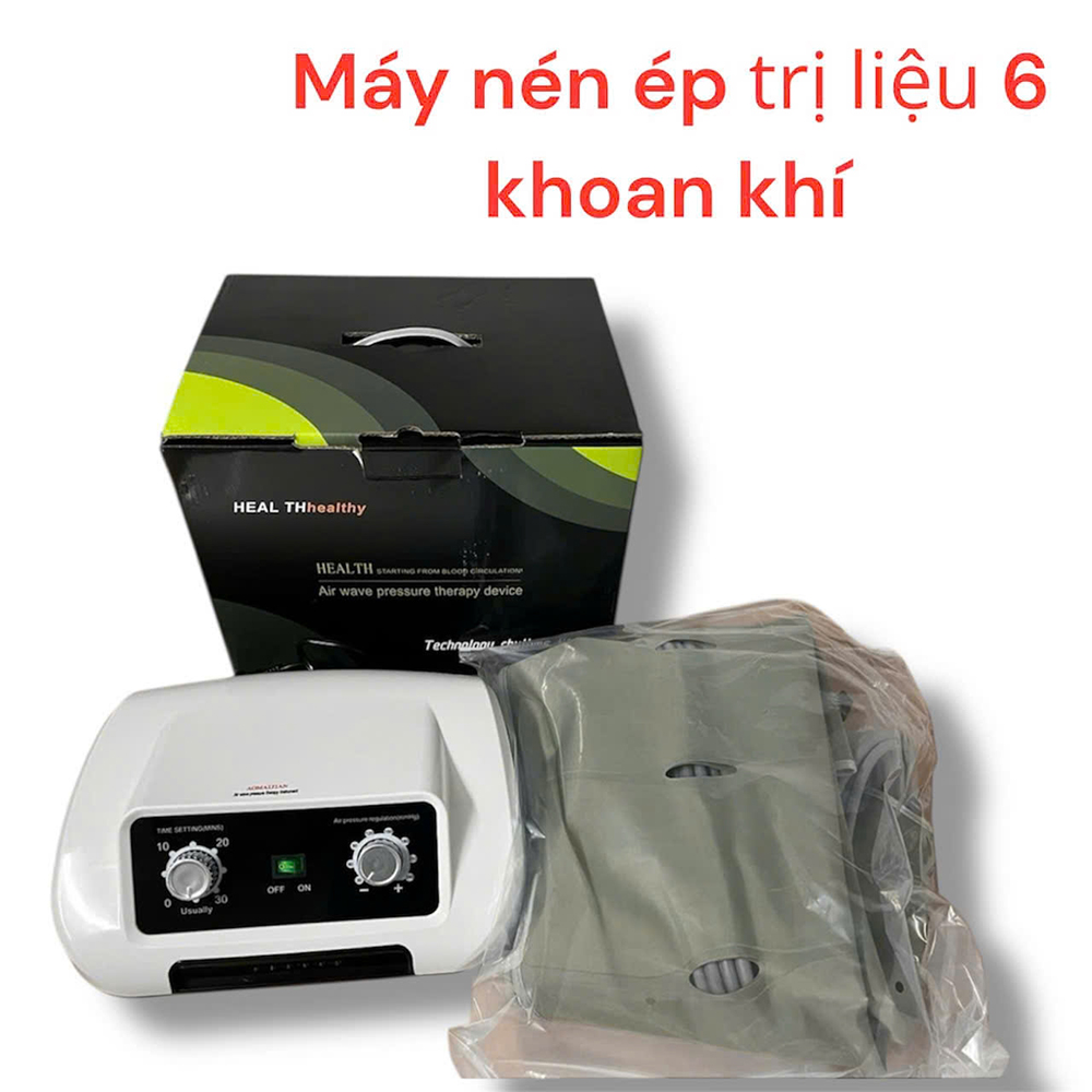 Máy nén ép trị liệu 6 khoan khí Máy nén ép trị liệu 6 khoan khí