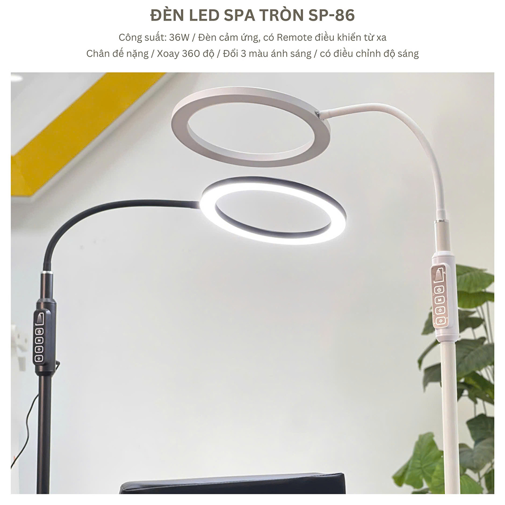 Đèn Led Tròn Spa, Phun Xăm SP-86 Đèn Led Tròn Spa, Phun Xăm SP-86
