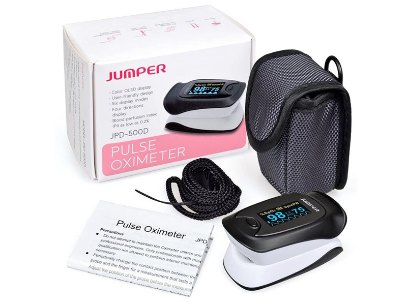 Máy đo nồng độ oxy máu và nhịp tim Jumper JPD-500D (OLED) Máy đo nồng độ oxy máu và nhịp tim Jumper JPD-500D (OLED)