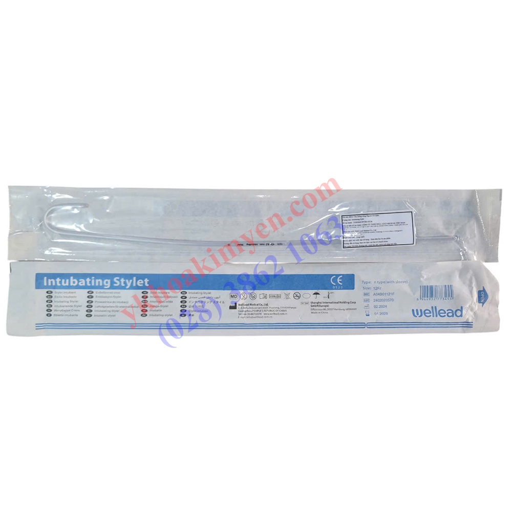 Cây thông nòng nội khí quản 12Fr Well Lead Cây thông nòng nội khí quản 12Fr Well Lead