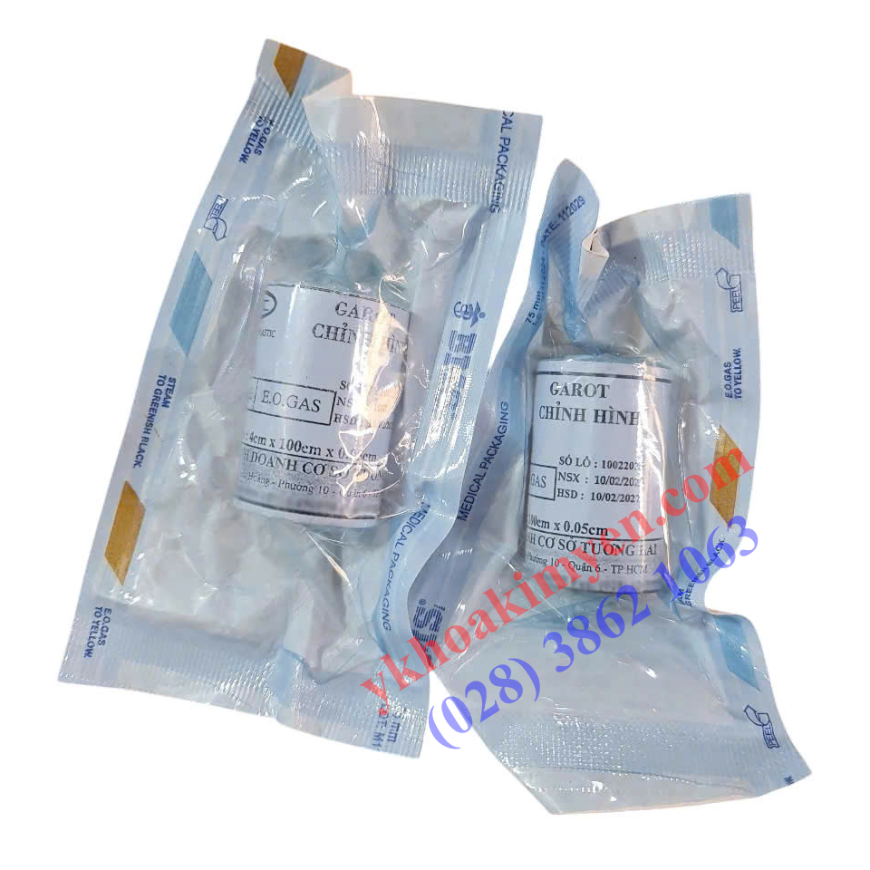 Garo cao su chỉnh hình 4cmx100cmx0,05cm Garo cao su chỉnh hình 4cmx100cmx0,05cm