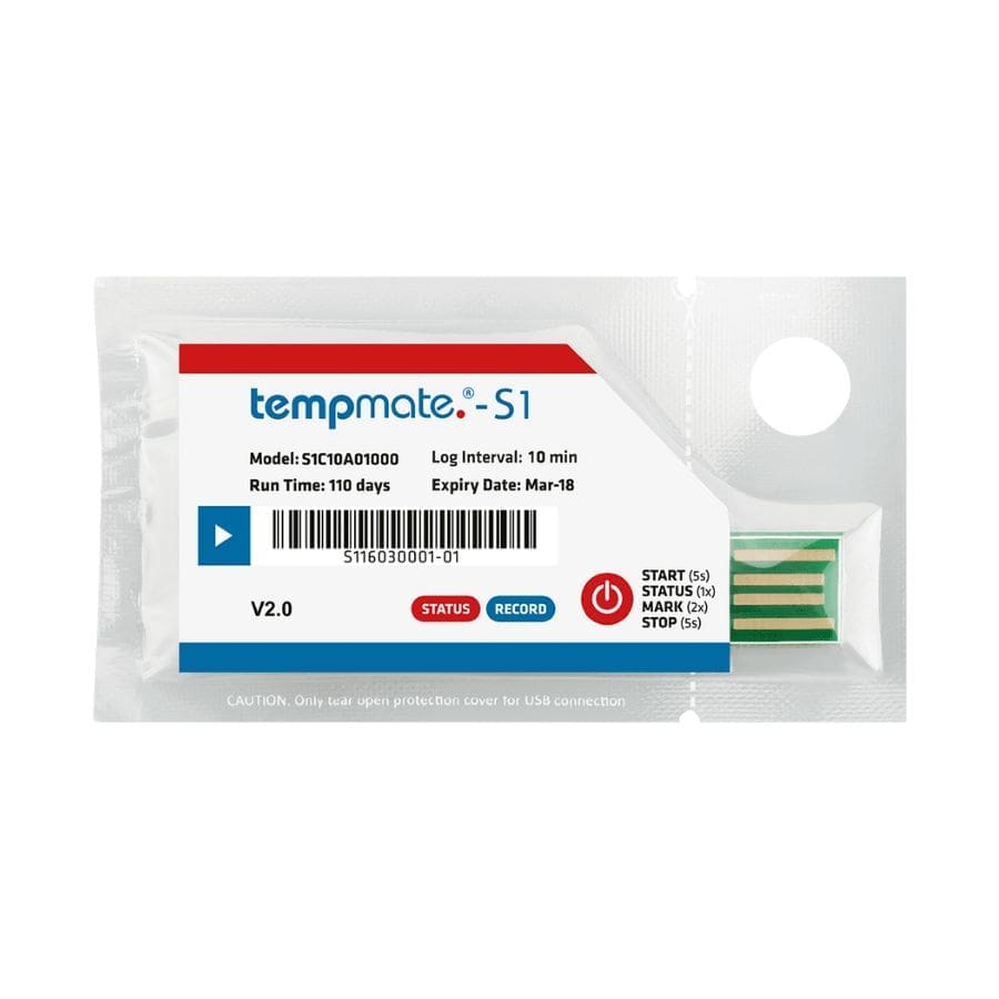 Nhiệt kế tự ghi Tempmate-S1 V2 Nhiệt kế tự ghi Tempmate-S1 V2