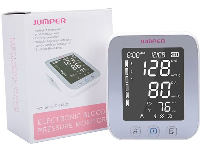 Máy đo huyết áp bắp tay Jumper JPD-HA101 Máy đo huyết áp bắp tay Jumper JPD-HA101