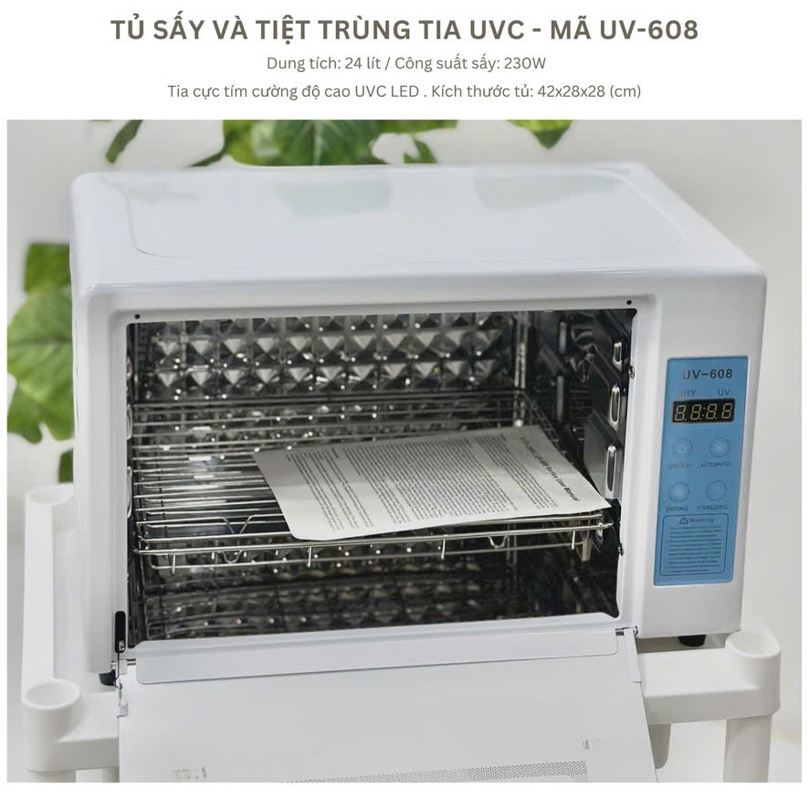 Tủ tiệt trùng tia UVC UV-608 Tủ tiệt trùng tia UVC UV-608