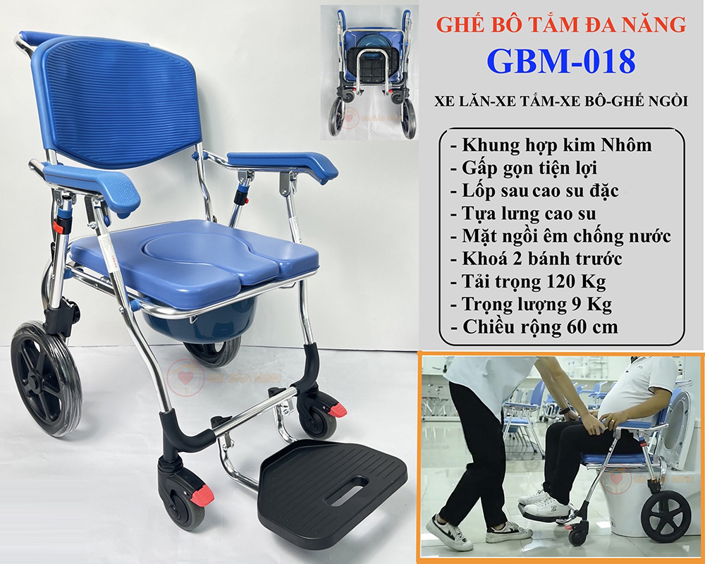 Ghế bô vệ sinh đa năng GBM-018