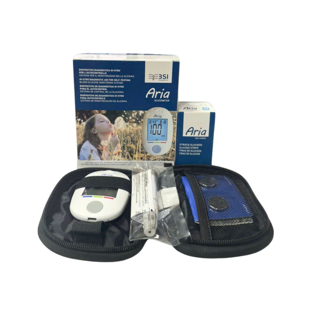 Máy đo đường huyết Aria Glucometer Máy đo đường huyết Aria Glucometer