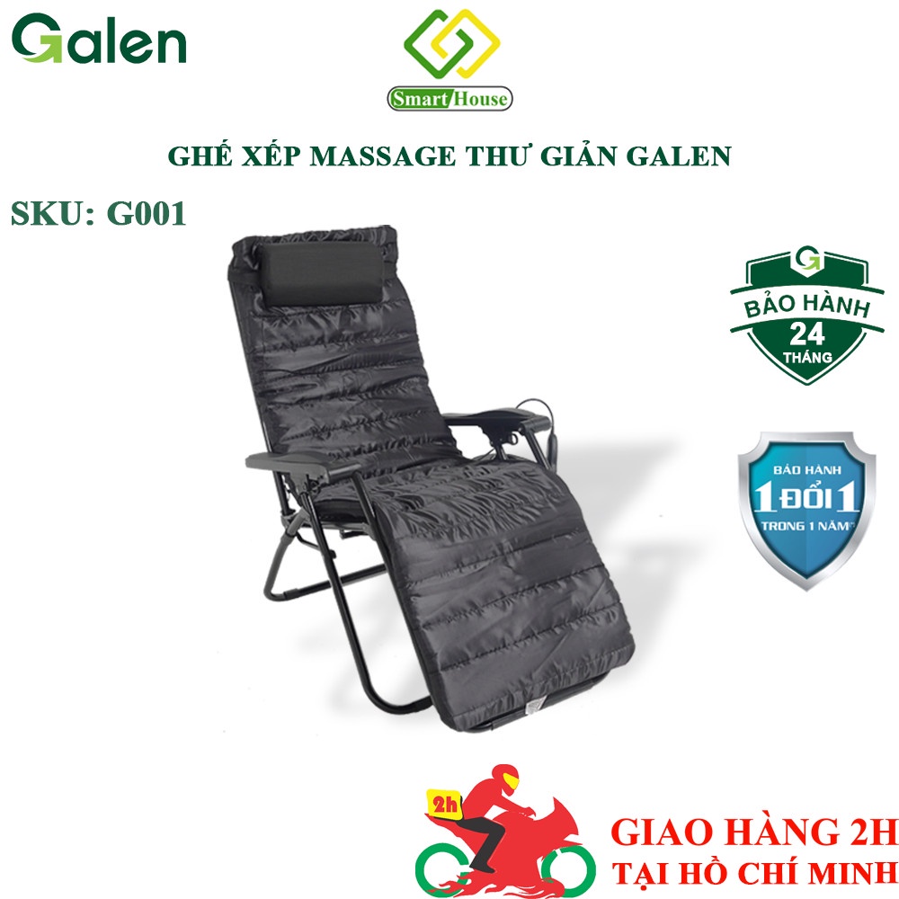 Ghế xếp massage thư gãn thông minh Galen G001