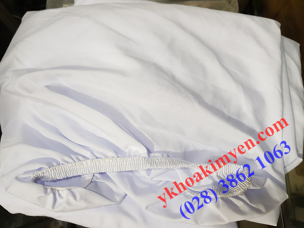 Drap trải giường y tế trắng 200x100x10cm