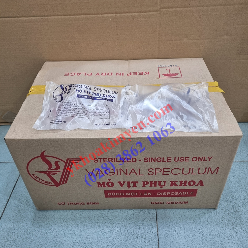 Mỏ vịt nhựa phụ khoa Bá Lạc size M (Thùng 100 cái) Mỏ vịt nhựa phụ khoa Bá Lạc size M (Thùng 100 cái)