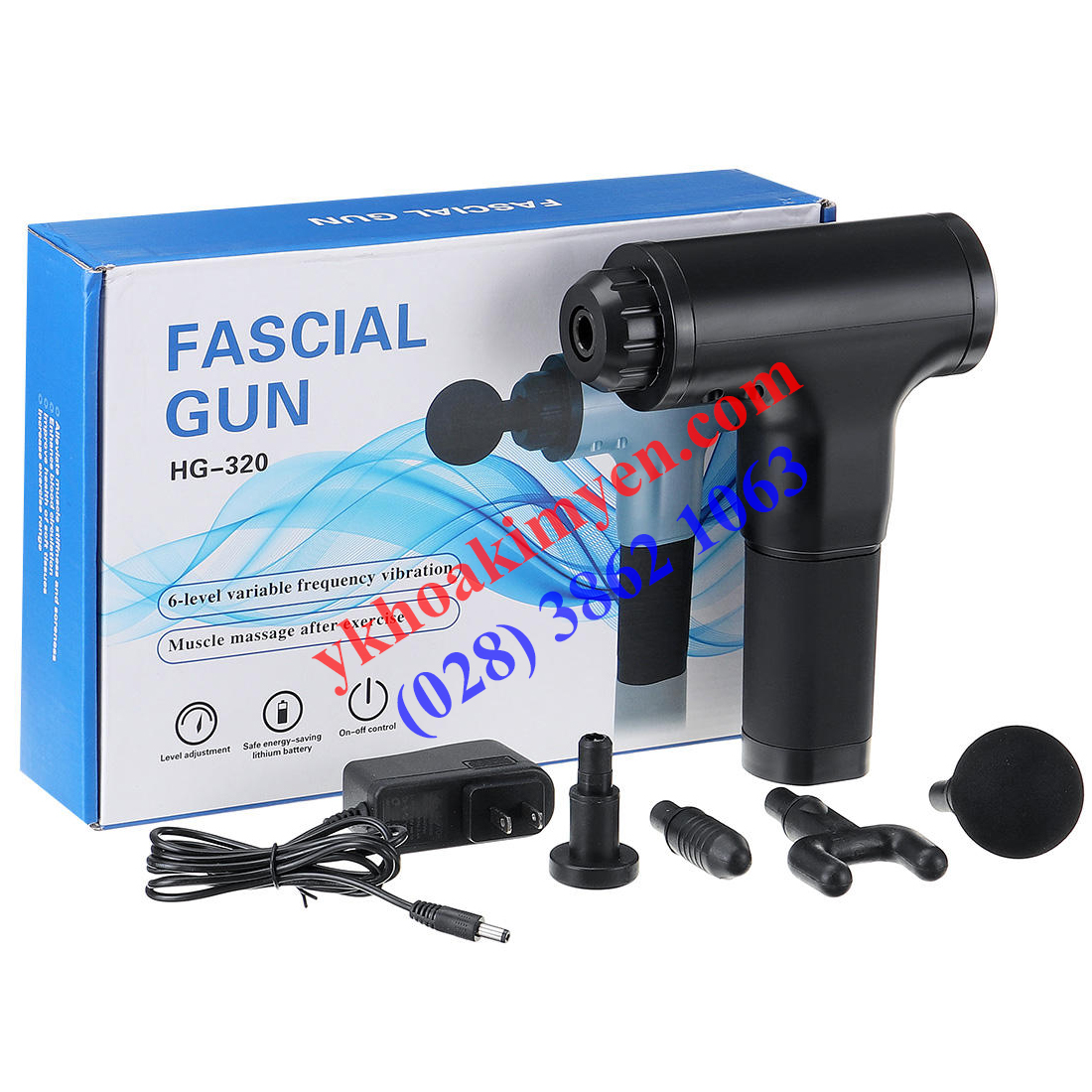 Máy massage cầm tay Fascial Gun HG-320