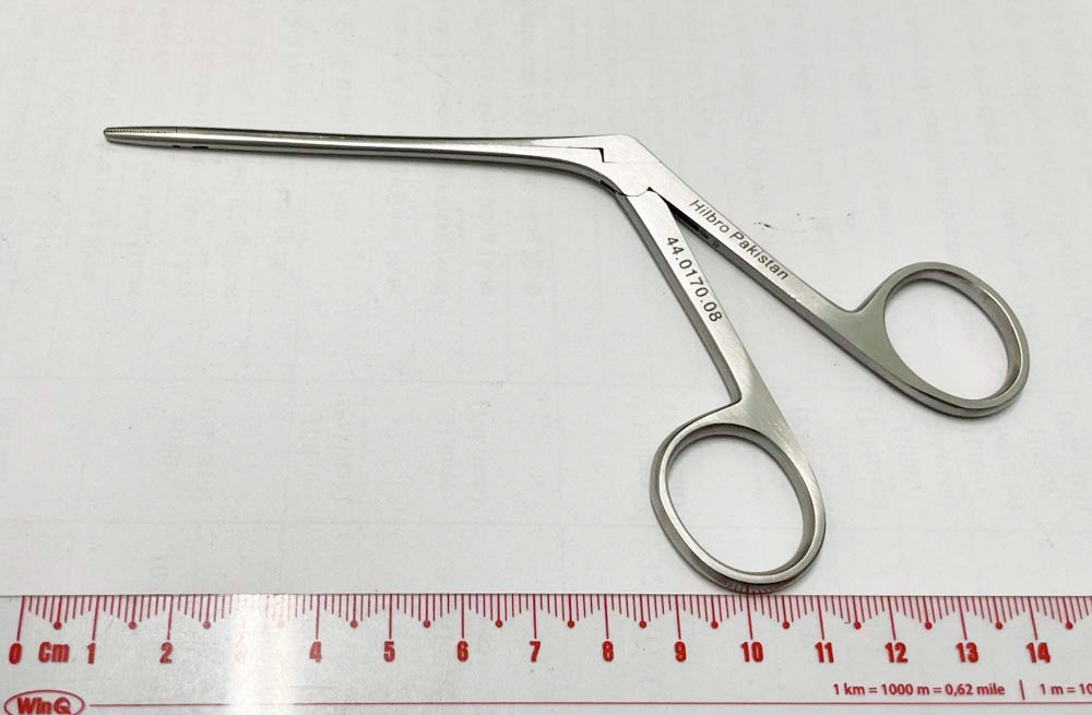 Kẹp gắp dị vật tai Hartmann 7mm, 8.5cm Hilbro 44.0170.08 Kẹp gắp dị vật tai Hartmann 7mm, 8.5cm Hilbro 44.0170.08