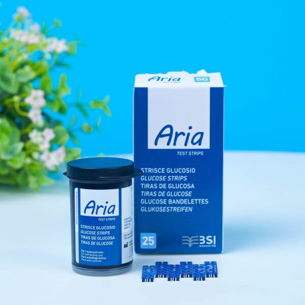 Que thử đường huyết Aria Lọ 25 que Que thử đường huyết Aria Lọ 25 que