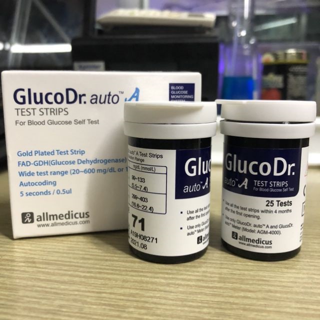 Que thử tiểu đường Gluco Dr Auto 25 que