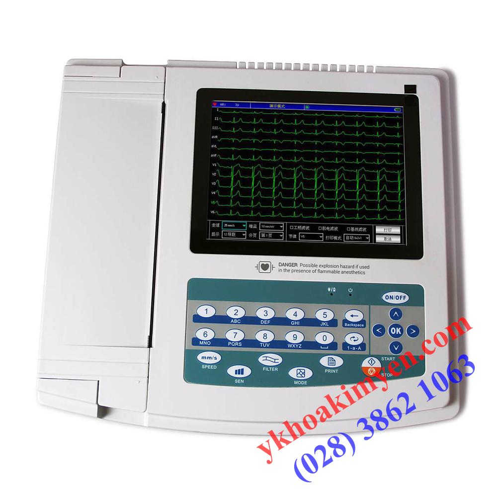 Máy đo điện tim 12 Cần Contec ECG-1200G