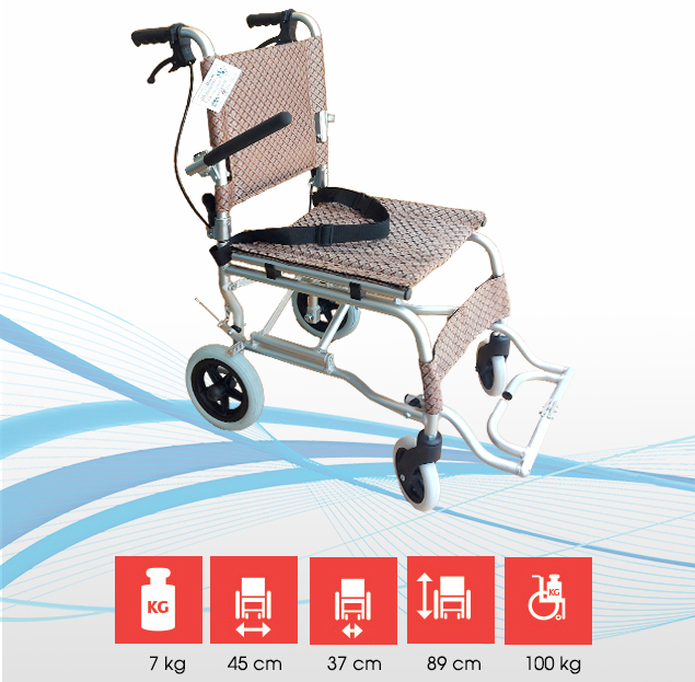 Xe đẩy xếp gọn khung nhôm MW863LB8 Xe đẩy xếp gọn khung nhôm MW863LB8