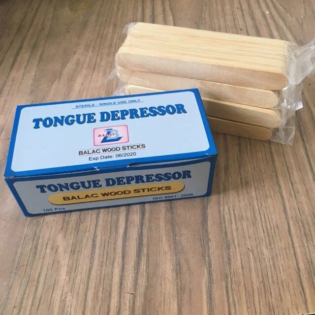 Que đè lưỡi gỗ không tiệt trùng Bá Lạc Que đè lưỡi gỗ không tiệt trùng Bá Lạc