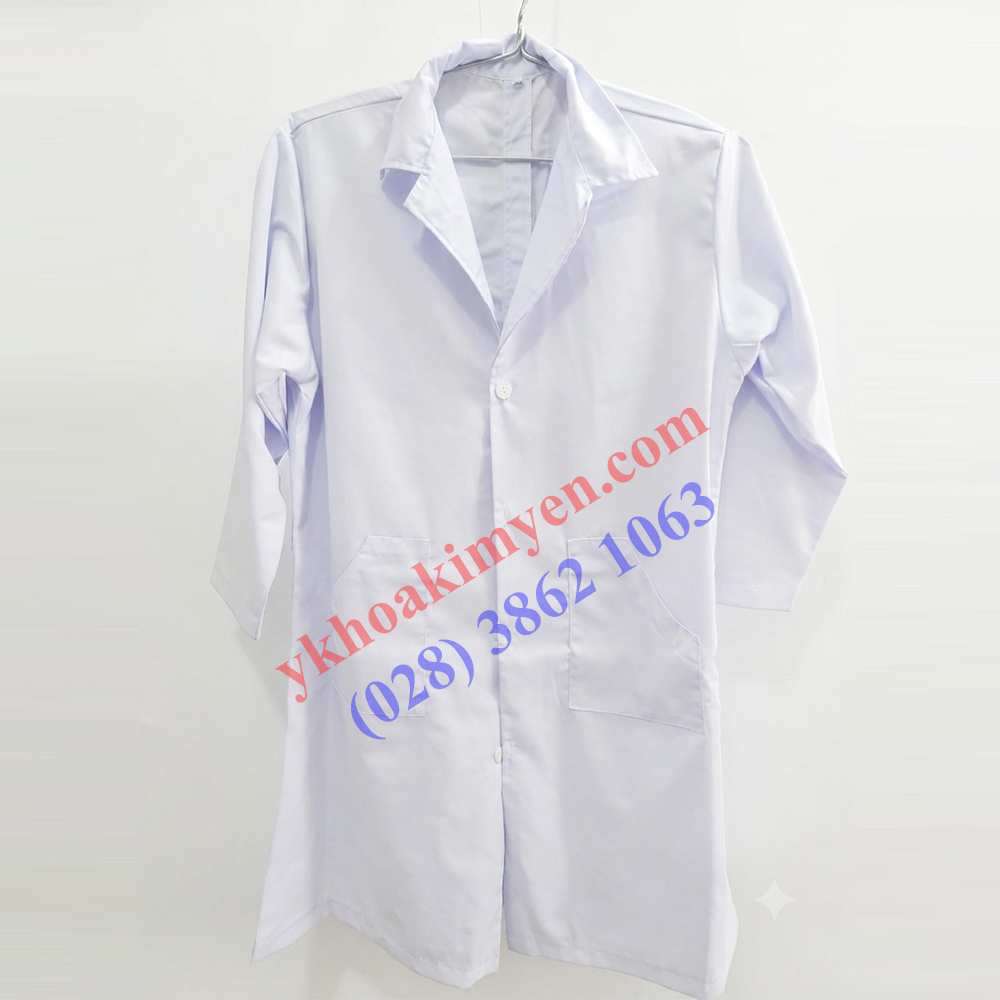 Áo Blouse trắng nữ tay dài thân dài vải dày số 1 Áo Blouse trắng nữ tay dài thân dài vải dày số 1