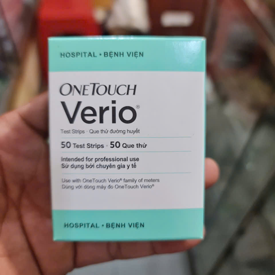 Que thử đường huyết OneTouch Verio (50 que)