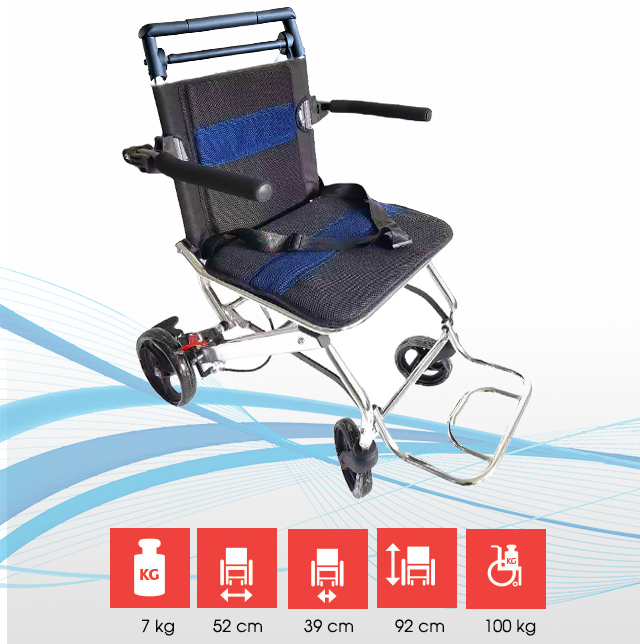 Xe đẩy xếp gọn khung nhôm MW862LB8 Xe đẩy xếp gọn khung nhôm MW862LB8