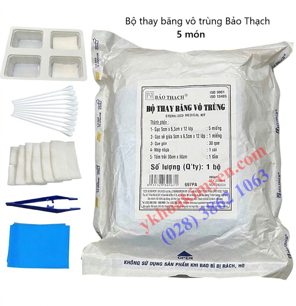 Bộ thay băng vô trùng Bảo Thạch Bộ thay băng vô trùng Bảo Thạch