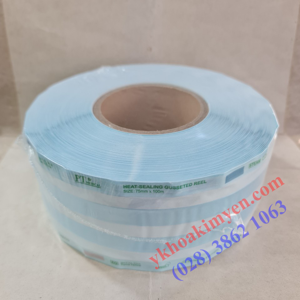 Túi ép phồng tiệt trùng PT 75mm x 100m