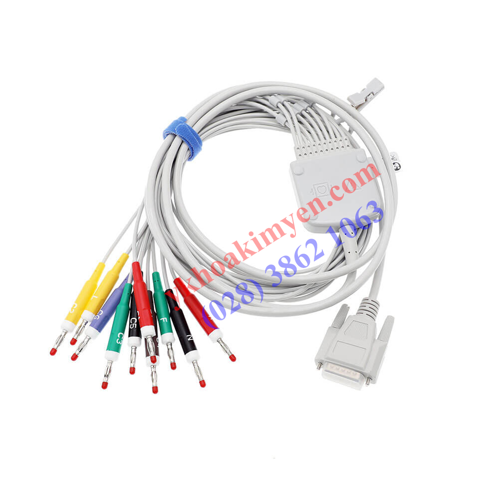 Cáp điện tim máy điện tim 6 cần Medigate MECA406i (CKA001IB) Cáp điện tim máy điện tim 6 cần Medigate MECA406i (CKA001IB)