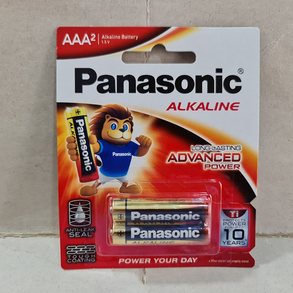 Pin Panasonic Alkaline AAA LR03T/2B