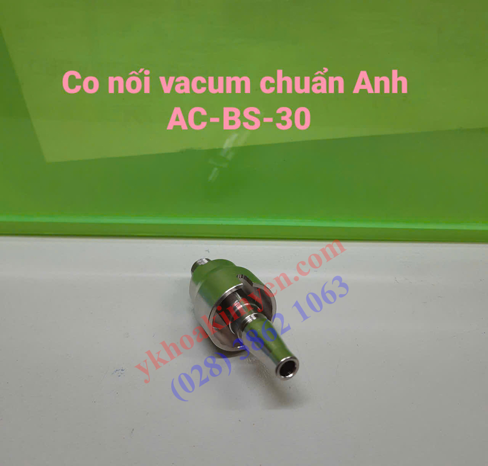 Co nối nhanh Vacuum, chuẩn Anh, code: AC-BS-30 Co nối nhanh Vacuum, chuẩn Anh, code: AC-BS-30
