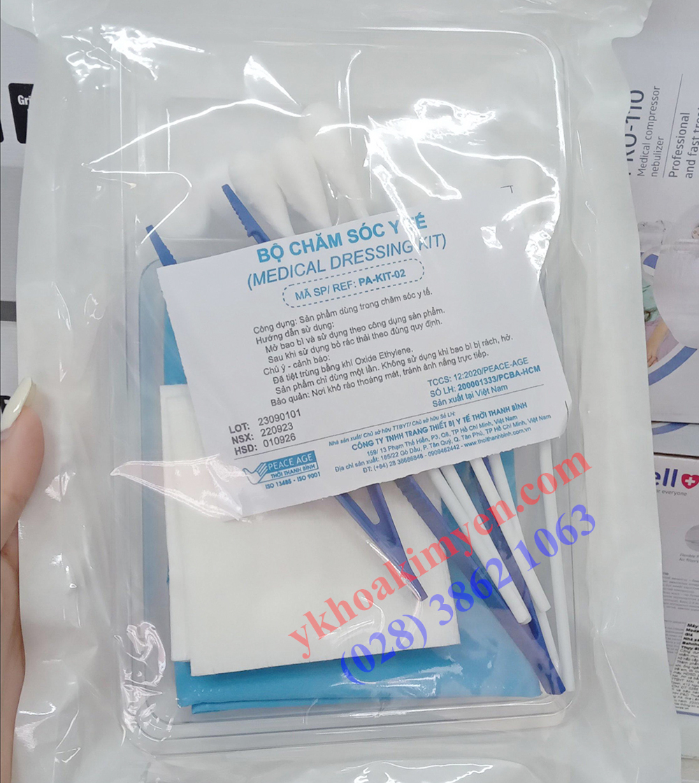 Bộ chăm sóc vết thương y tế TTB PA-KIT-02 Bộ chăm sóc vết thương y tế TTB PA-KIT-02