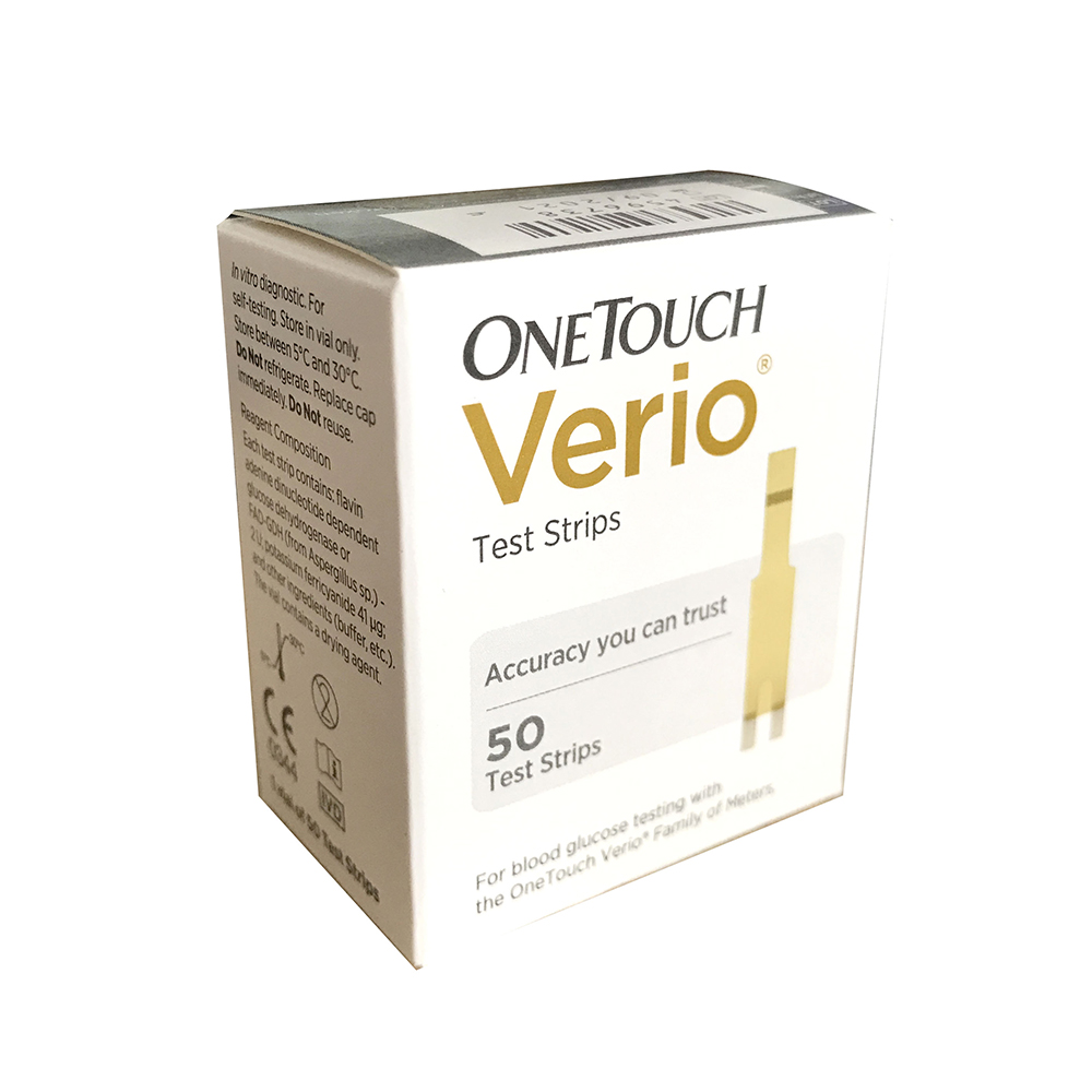 Que thử đường huyết OneTouch Verio (hộp 50 que)