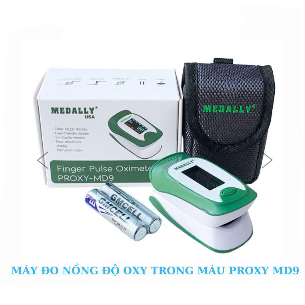 Máy đo nồng độ oxy trong máu Medally Proxy-MD9 Máy đo nồng độ oxy trong máu Medally Proxy-MD9