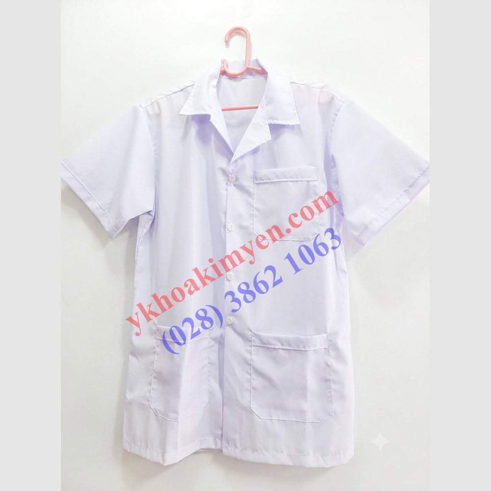 Áo Blouse trắng nam vải Kate Silk số 0 Áo Blouse trắng nam vải Kate Silk số 0