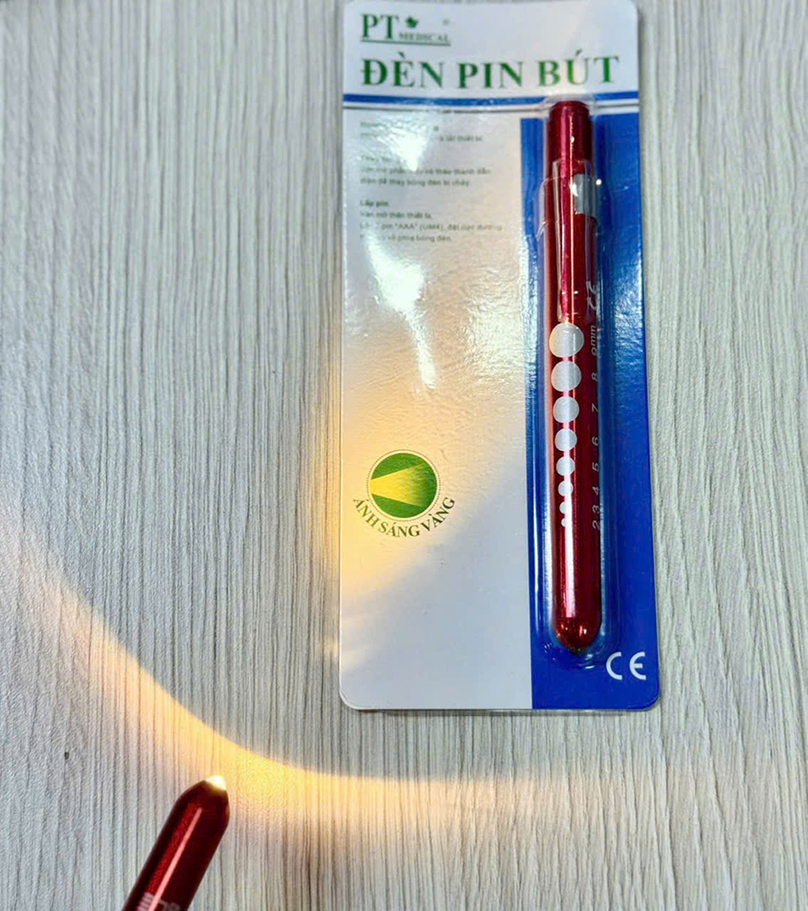 Đèn pin, dạng bút, ánh sáng VÀNG, PT Đèn pin, dạng bút, ánh sáng VÀNG, PT