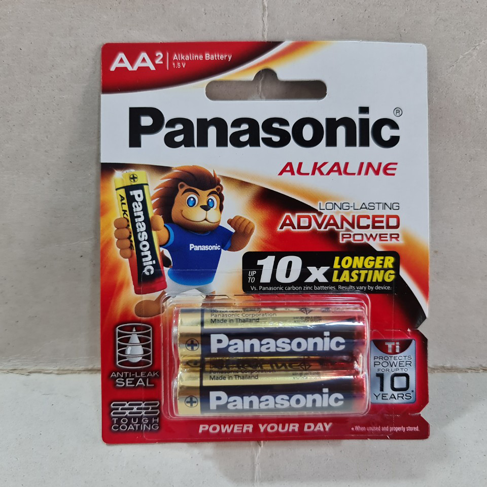 Pin Panasonic Alkaline AA LR6T/2B