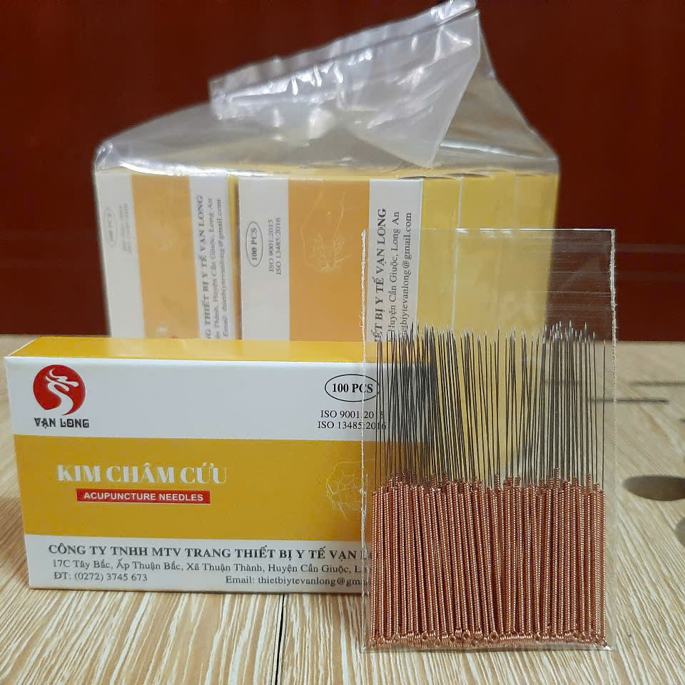 Kim châm cứu Vạn Long số 3 (0.25 x 25 mm) Kim châm cứu Vạn Long số 3 (0.25 x 25 mm)