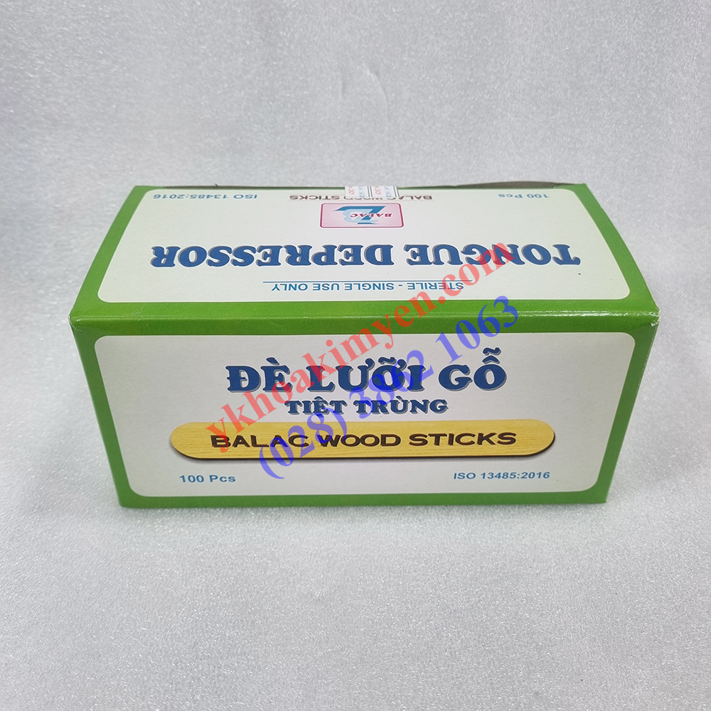 Que đè lưỡi gỗ tiệt trùng Bá Lạc Que đè lưỡi gỗ tiệt trùng Bá Lạc