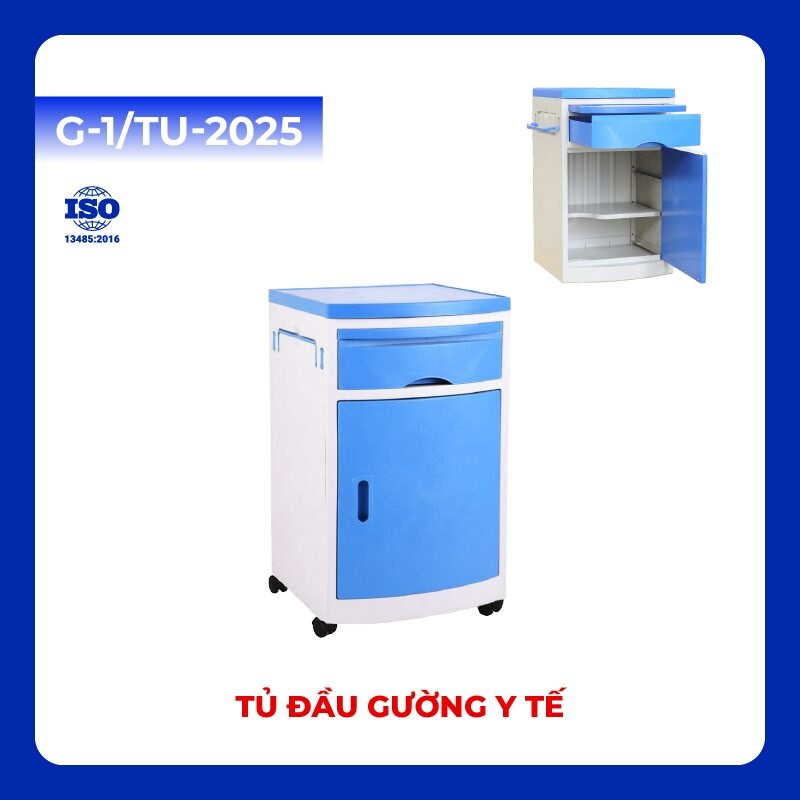 Tủ đầu giường y tế G-1/TU-2025