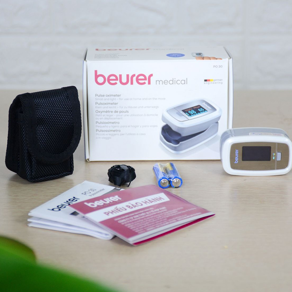 Máy đo nồng độ oxy trong máu Beurer PO30