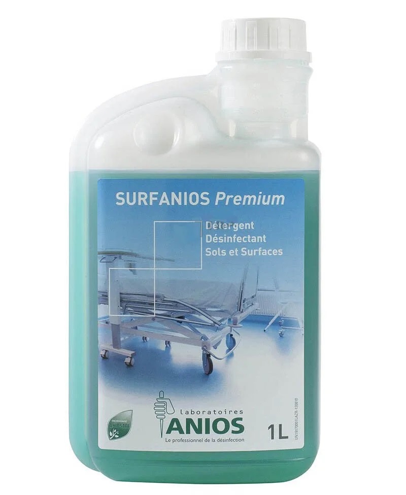 Dung dịch tẩy rửa, khử khuẩn sàn nhà và các bề mặt Surfanios Premium 1L