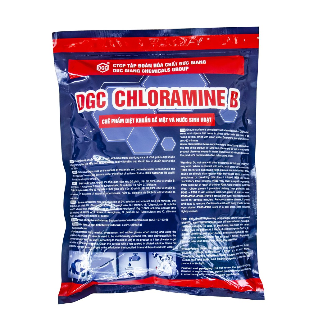 Chế phẩm diệt khuẩn bề mặt và nước sinh hoạt DGC Chloramine B
