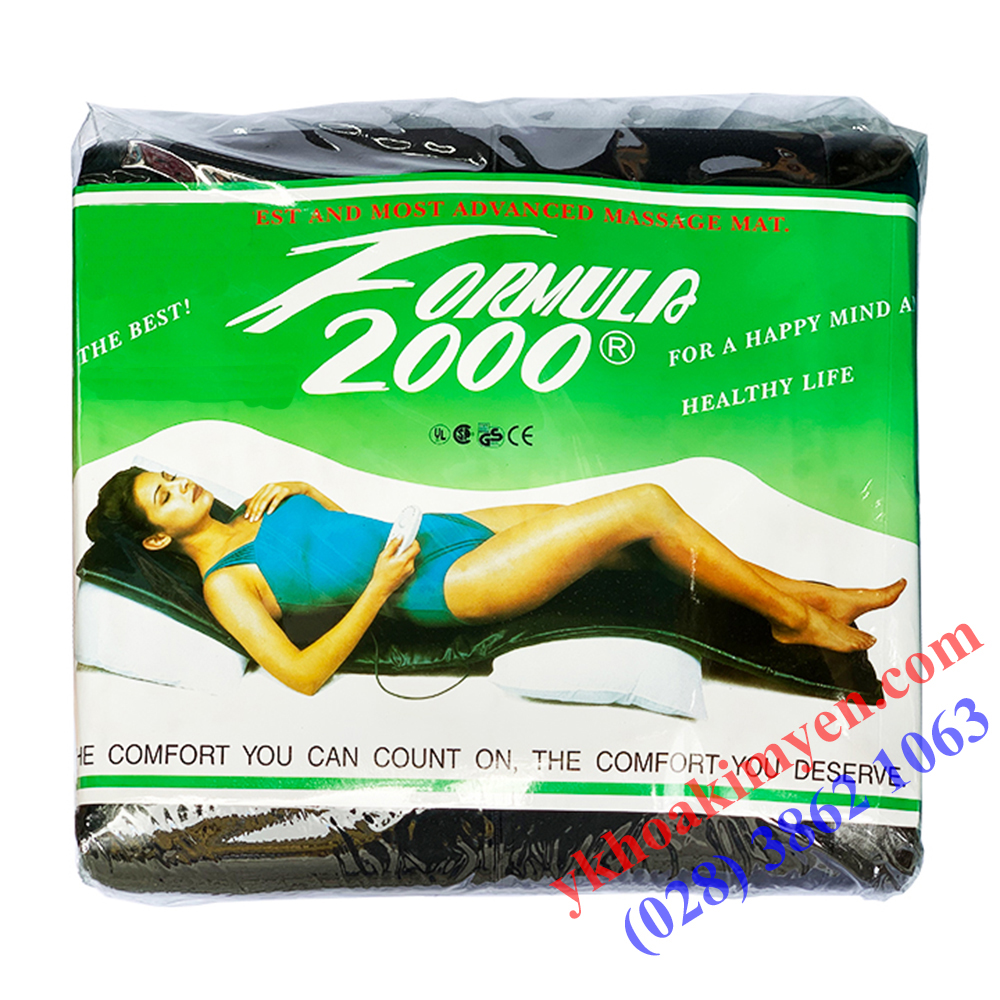 Nệm massage body Formula 2000 màu đen