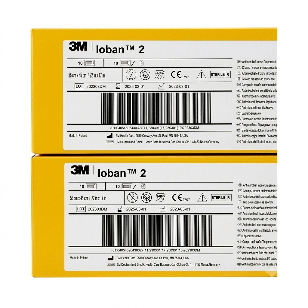 Màng dán phẫu thuật kháng khuẩn 3M Ioban 2 (Mã 6650, 56×45cm) Màng dán phẫu thuật kháng khuẩn 3M Ioban 2 (Mã 6650, 56×45cm)