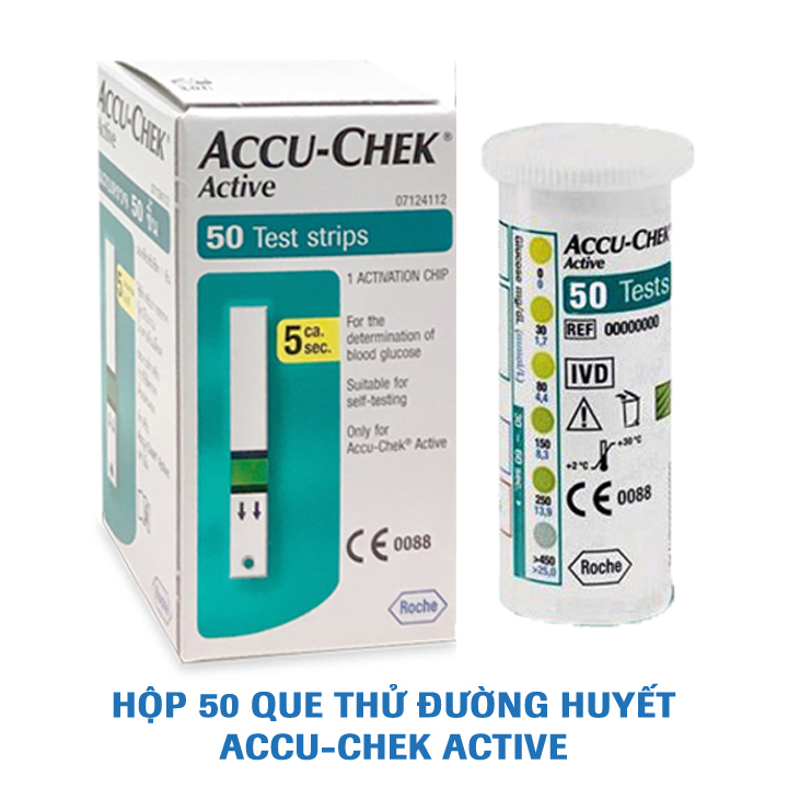 Que thử đường huyết Accu-Chek Active 50